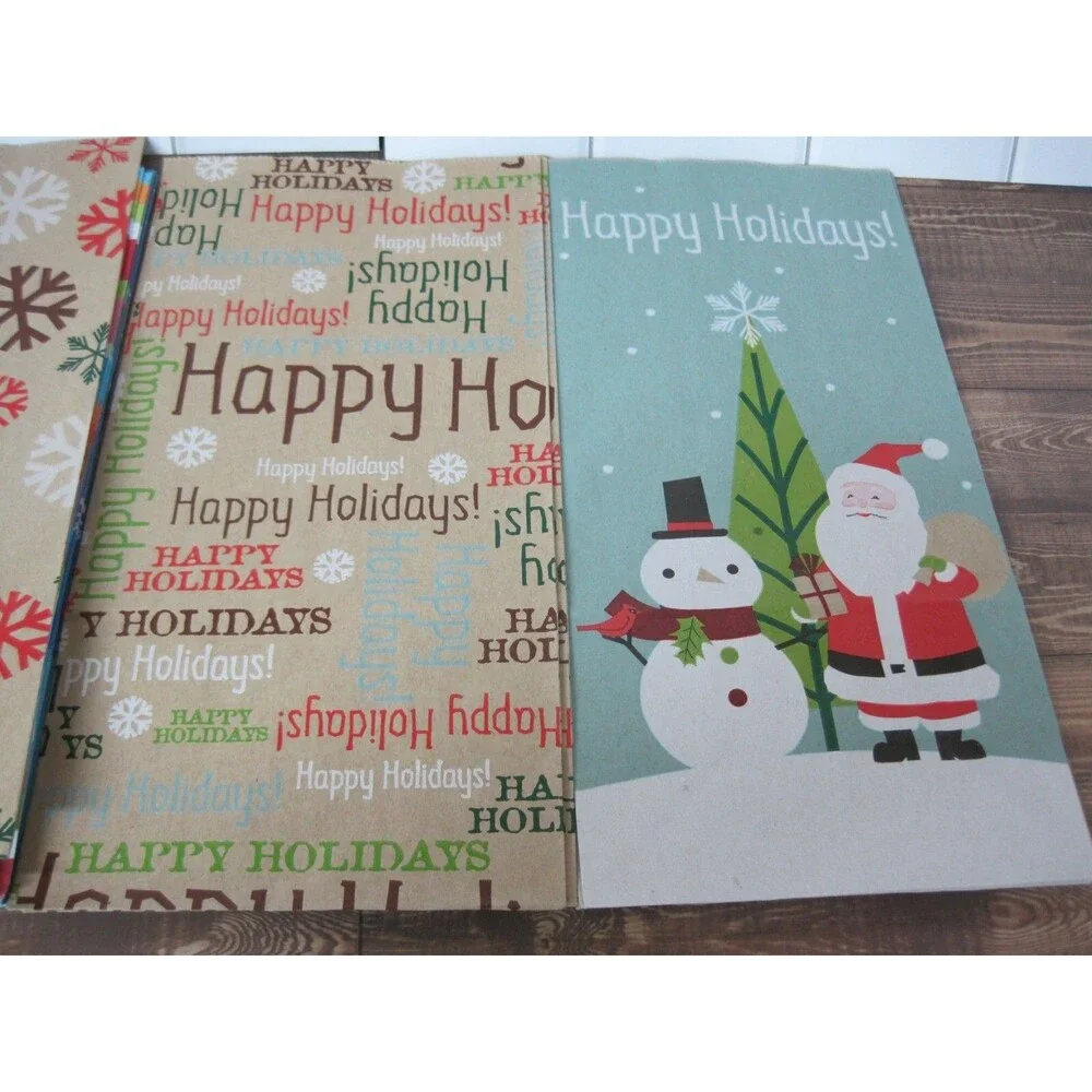 Vintage Paper Christmas Gift Sacks Huge Lot of 134 Gift Bags 1994-2011